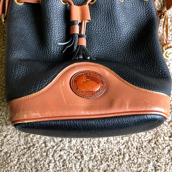 Vintage Dooney & Bourke Drawstring Bucket Bag - Picture 4 of 8